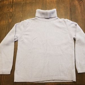 Benedetta B light blueish grey turtleneck sweater